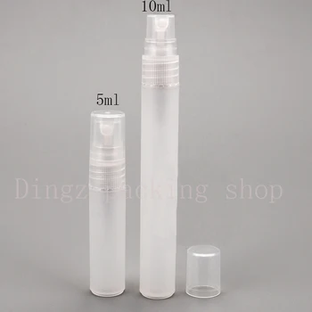 

2017 new, 50pcs / lot, 5ml perfume spray bottles,Matte effect plastic spray bottle of perfume packaging,Refillable bottles