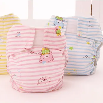 

Hot Selling New Toilet Pee Potty Training Baby Cotton Diapers Waterproof Breathable Nappy Leak Proof Infant Cartoon Soft