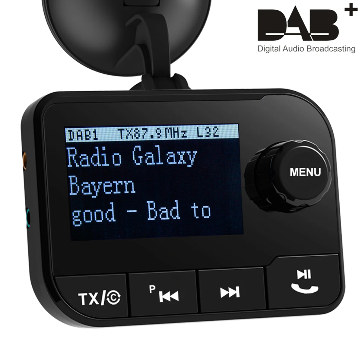 

DAB-006 Multifunction Wireless Car Kit LCD Display Car Charger Bluetooth Handsfree Call Mp3 player DAB Receiver FM Transmitter