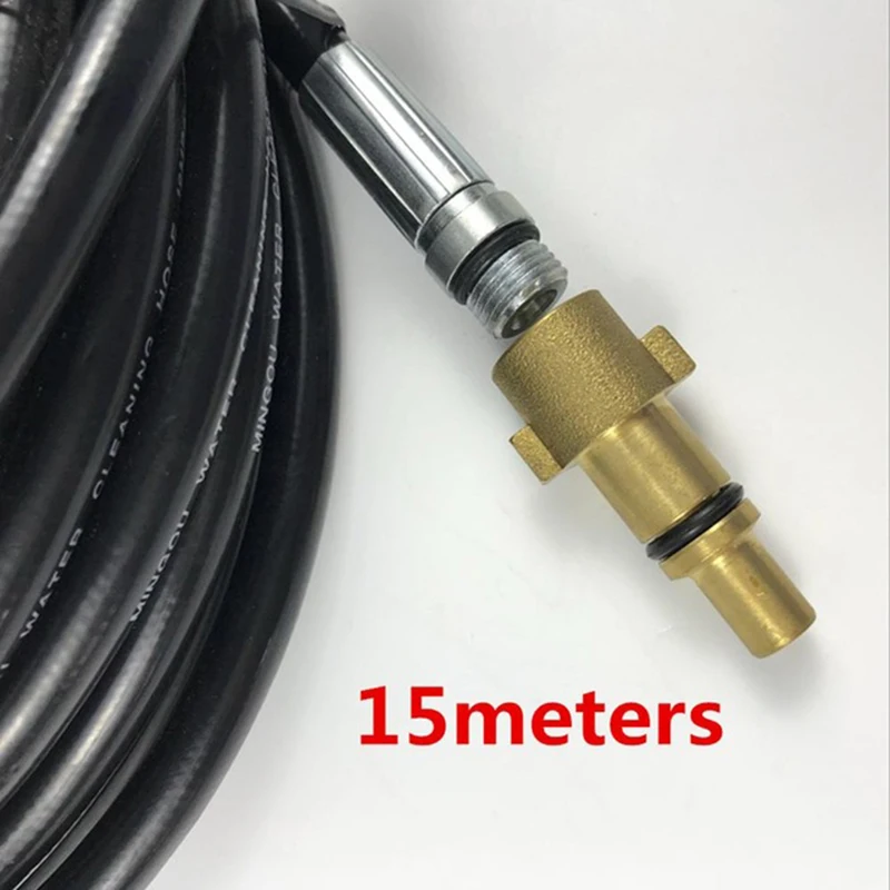 Mangueira de Drenagem de Esgoto Kew alto para Huter Máquina de Lavar Roue Limpeza da Água da 10 m 15 m 20 m Adaptador Nilfisk Pressur Roupa moh007 10 Pistola de água e lança-espuma de neve