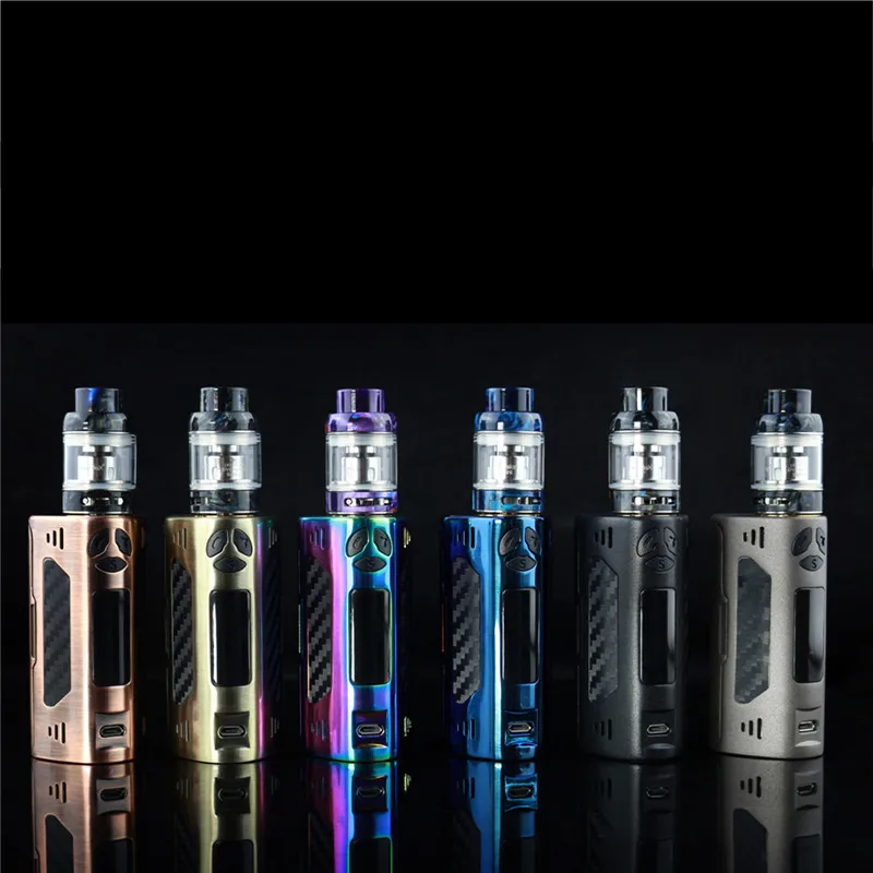 

New DOVPO Trigger 168W TC Mod Kit with 3ml Fireluke Mini Tank Temperature Control Powered by 2x 18650 Battery