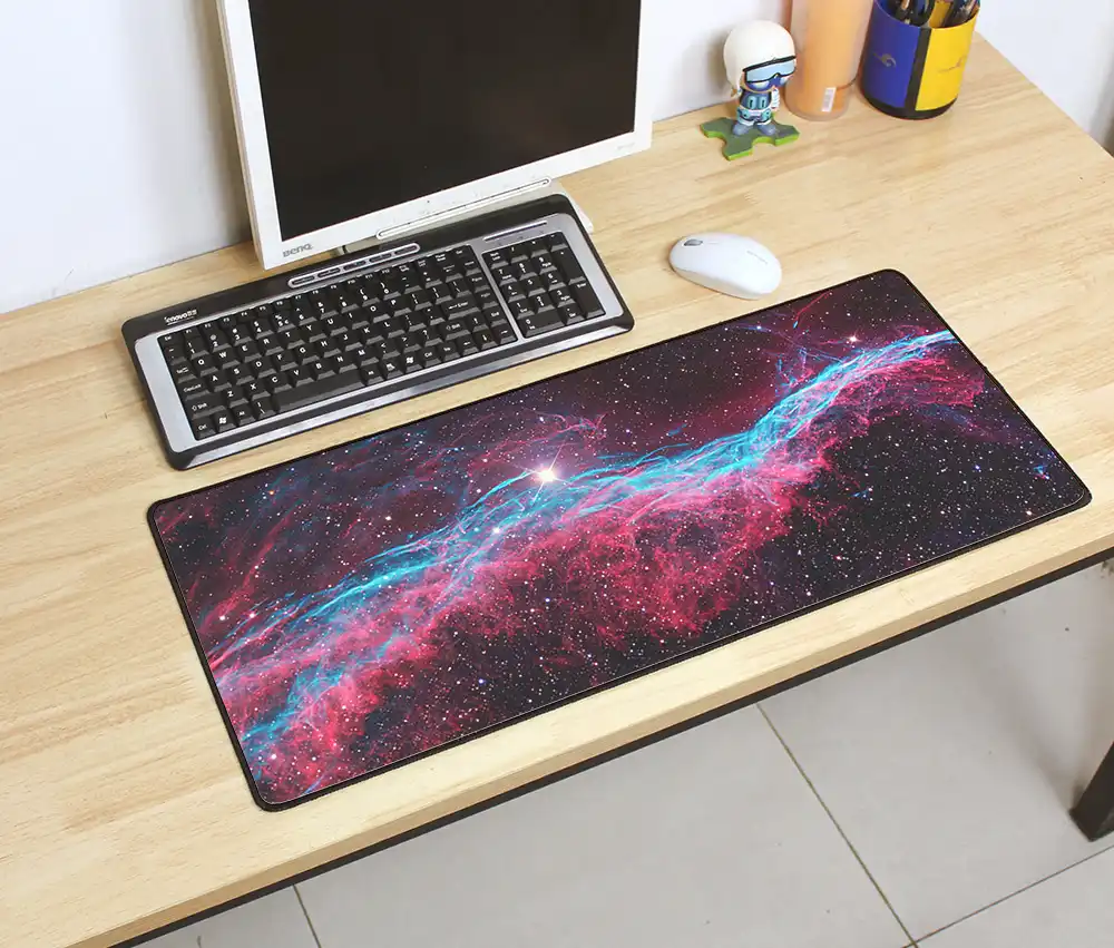 Нескользящий Резиновый большой толстый игровой коврик для мыши 70x30 см с рисунком