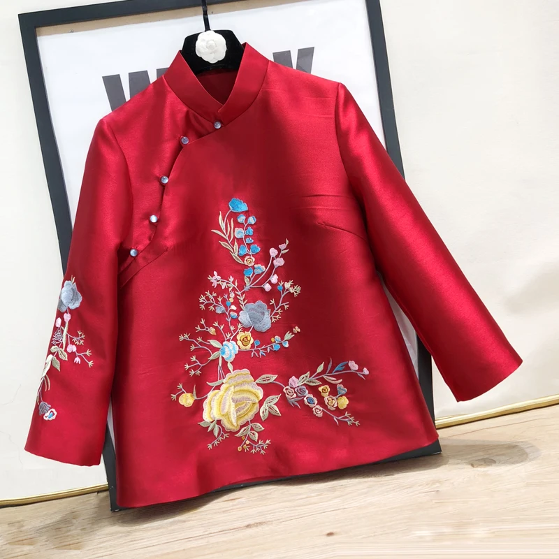 Женский топ с воротником стойкой|traditional cheongsam|traditional chinese womanwomen cheongsam |