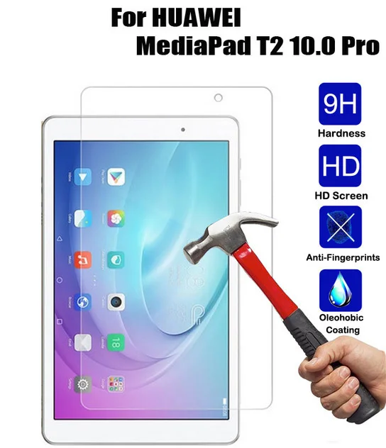 Реальное закаленное стекло 9H для Huawei MediaPad T2 Pro 10 0 детской Защитная пленка экрана
