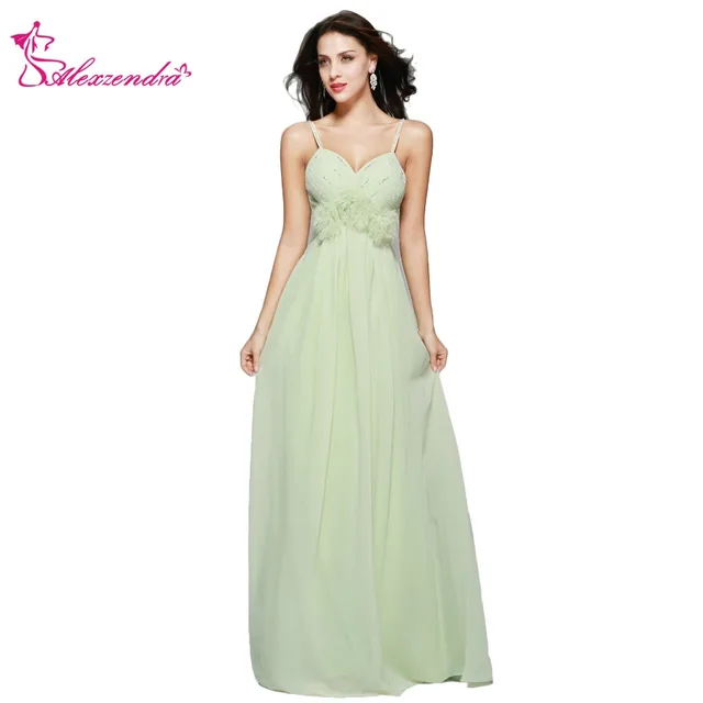 Alexzendra Light Green Chiffon Sweetheart A Line Prom Dresses 2018 Alexzendra Light Green Chiffon Sweetheart A Line Prom Dresses 2018 Party Plus Size Dress