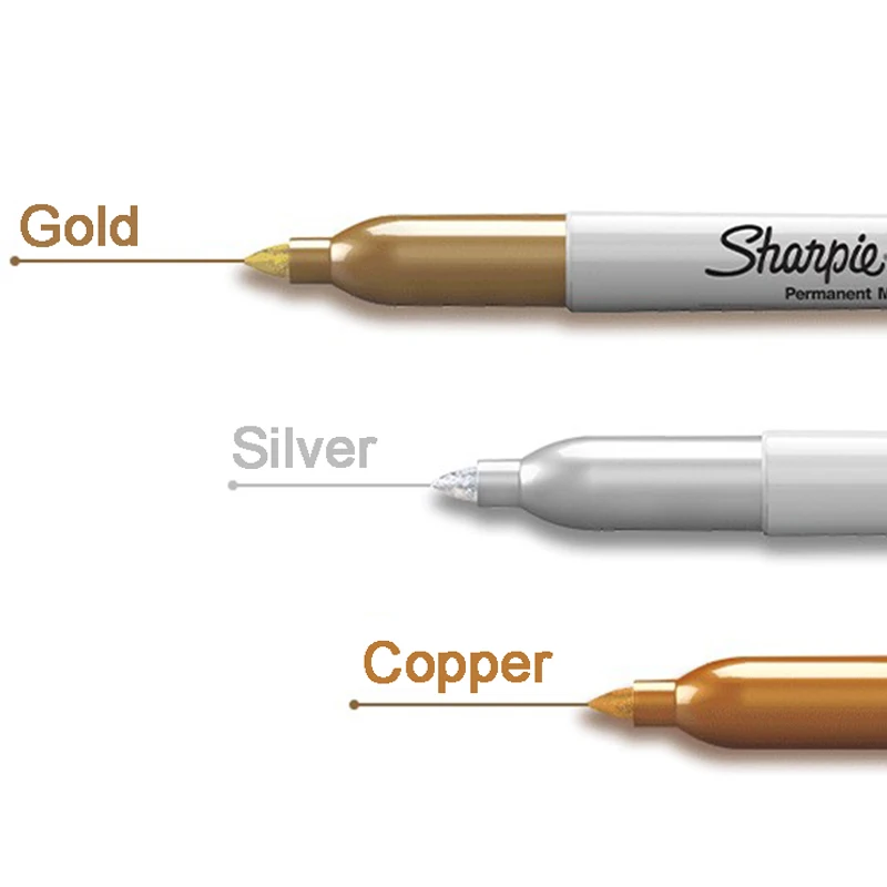 5 шт. Американский маркер Sharpie металлические поздравительные открытки обои знак