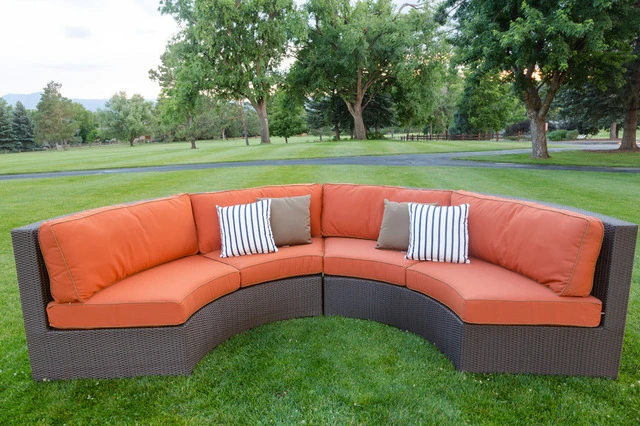 Sofa Taman Rotan Furnitur Outdoor Rotan Melengkung Sofa Curved Outdoor Furniture Outdoor Furnituresectional Sofas Furniture Aliexpress
