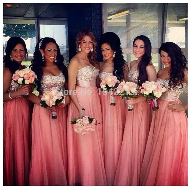 Coral Bridesmaid Dresses