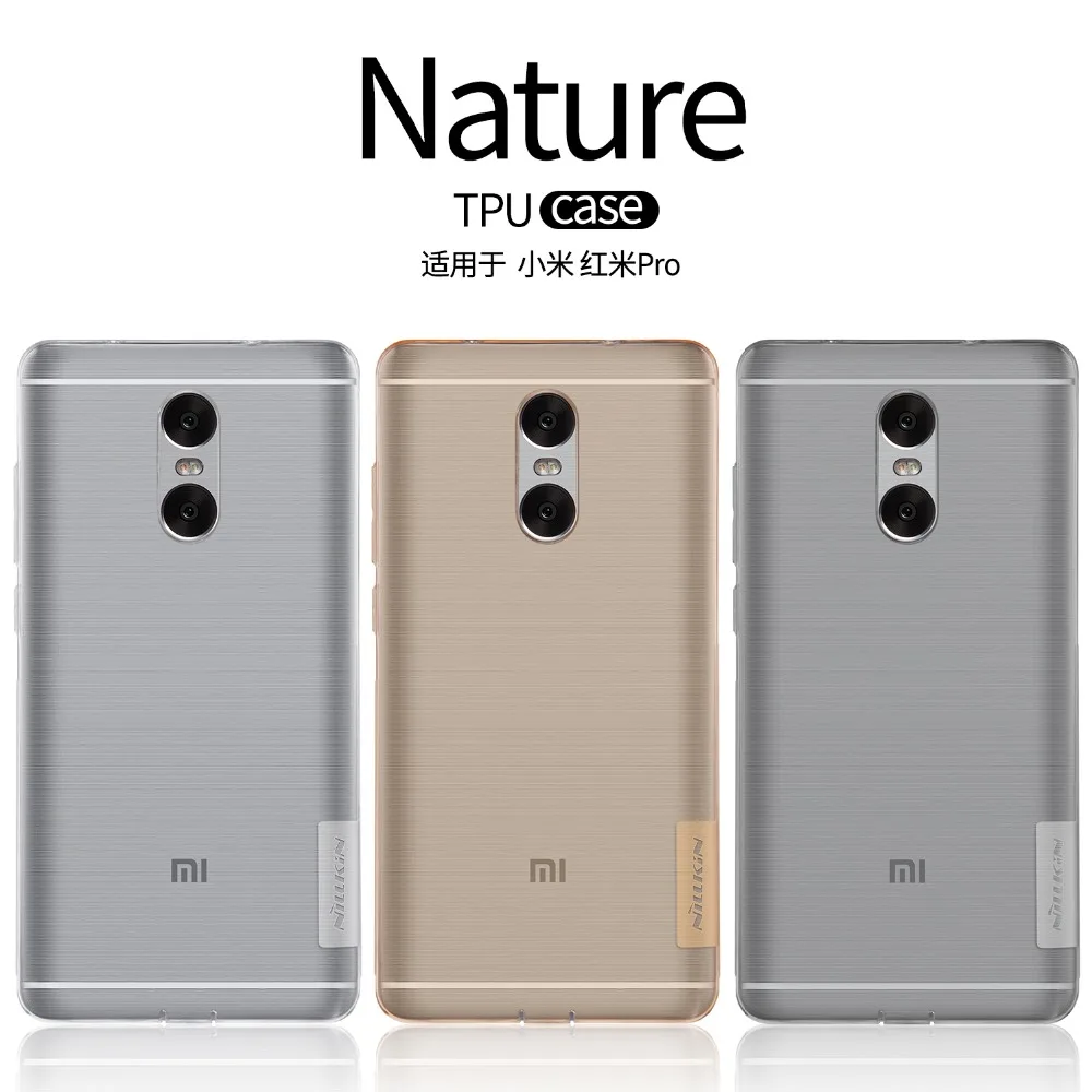 Чехол для Xiaomi Redmi Note 4 для Xiaomi Redmi Pro NILLKIN натуральный прозрачный мягкий кремний ТПУ чехол