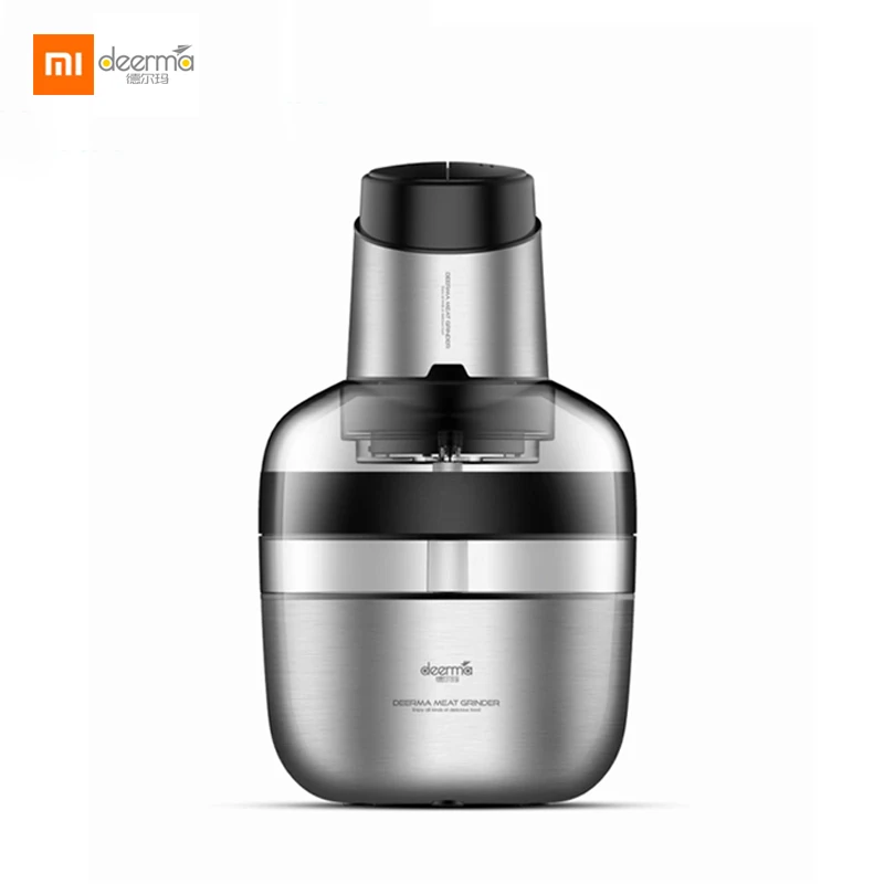 Электрическая мясорубка Xiaomi Deerma нержавеющая сталь овощи фрукты 1 8л тройная