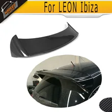 Углеродного волокна автомобиля задний багажник спойлер Крылья для сиденья Леон Ibiza Хэтчбек 2012