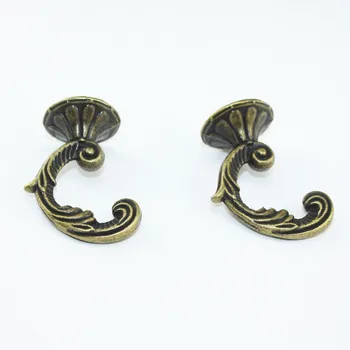 

8Pcs Antique Alloy Home Hat Coat Clothes Towel Wall Door Hangers European Hooks Bathroom Accessories Coat Hooks,Bronze Tone