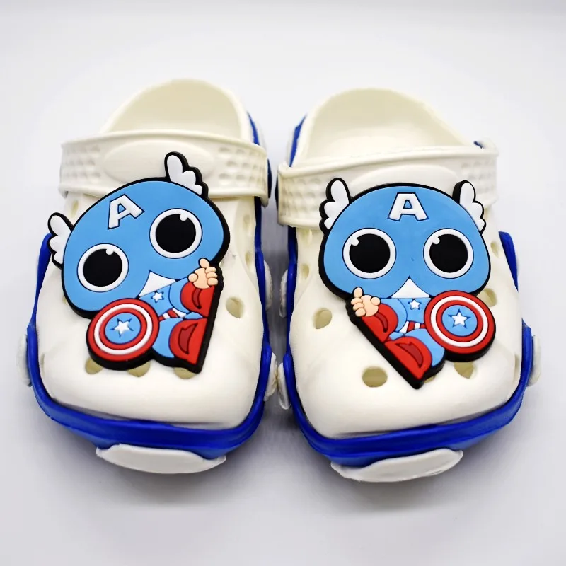 

Fashion Wholesale Cheap EVA Comfortable Beach Clogs Sandal Shoes With Hero Charms