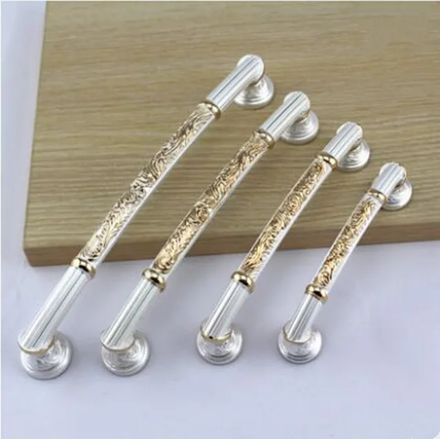 European Fashion Furniture Handles Silver And Golden Kitchen Cabinet European fashion furniture handles silver and golden kitchen cabinet cupboard door handles antique brass drawer tv - European Fashion Furniture Handles Silver And Golden Kitchen Cabinet