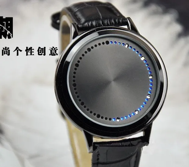 Wholesale 20pcs/lot Led Watch Fashion Sports Blue Light Led Touch