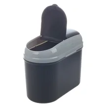 Мини-Автомобильный держатель мешка для мусора, мусорный ящик для мусора, держатель-черный, серый