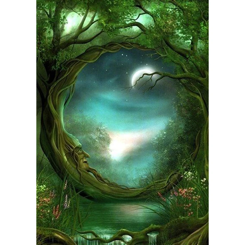 3d diy diamond painting cross stitch kit diamond embroidery home decoration flower animal landscape mosaic pattern picture (10)
