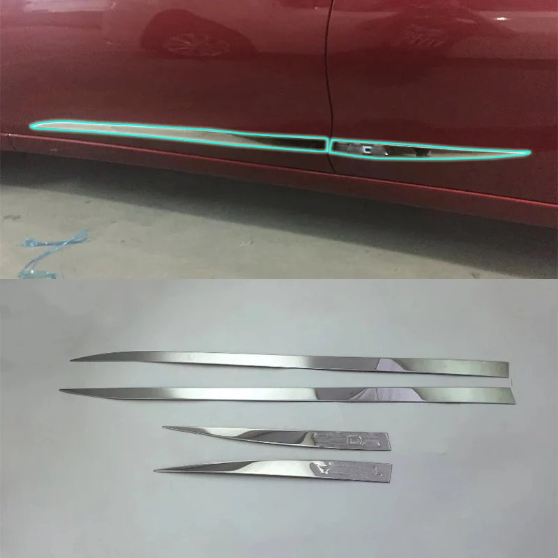 

ABS Chrome Exterior side door mirror Cover Trim For Nissan 2017 Tiida car accessories