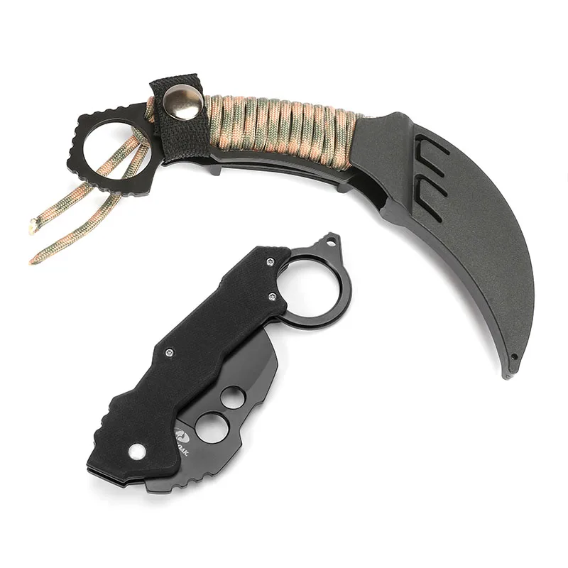 Mossy Oak 2 шт. тактический нож Karambit аварийная передача карманный складной нож фиксированный набор лезвий для ножа открытый инструмент для кемпинга