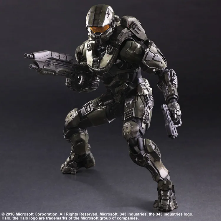 Play Arts KAI Halo 5 Guardians № 1 мастер-шеф ПВХ фигурка Коллекционная для детей игрушки подарки Brinquedos