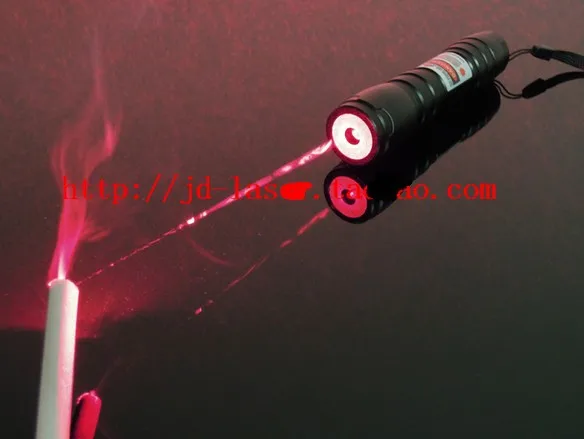 

Wholesale - 10000mW waterproof high power red laser pointers torch with a focusable lens burn matches in 5 meters free shipping