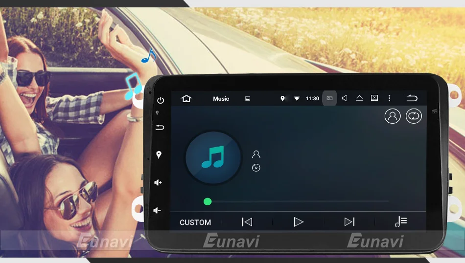 Eunavi 2 din 8 ''Android 9,0 Восьмиядерный автомобильный dvd-плеер gps Navi для VW Golf MK6 5 Polo Jetta Tiguan Passat B6 5 CC Skoda Touran