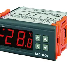220 В переменного тока Универсальный температурный контроллер STC-1000 термостат с датчиком 2 м