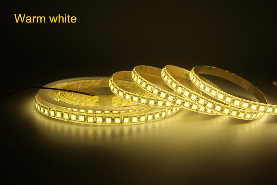 5 м 5050 SMD 300 600 светодиодов Гибкая светодиодная лента 12 в 60 120 светодиодов/м не