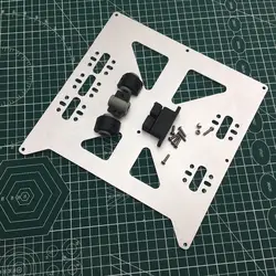 1 комплект Prusa I3 Алюминиевый Y каретка комплект с RJ4JP-01-08 держатель подшипника анодированная пластина обновления V2 для Prusa i3 RepRap 3d принтера