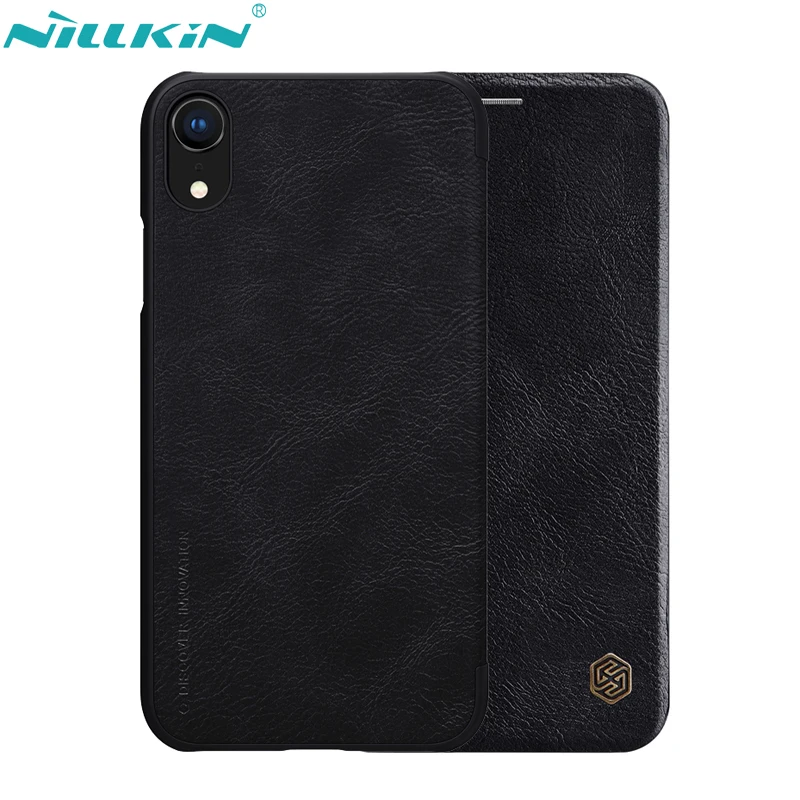 

NILLKIN Retro PU Leather Case for Apple iPhone XR 6.1'' (2018) Case Cover Hard PC Back Cover Flip Business Mobile Phone Cases
