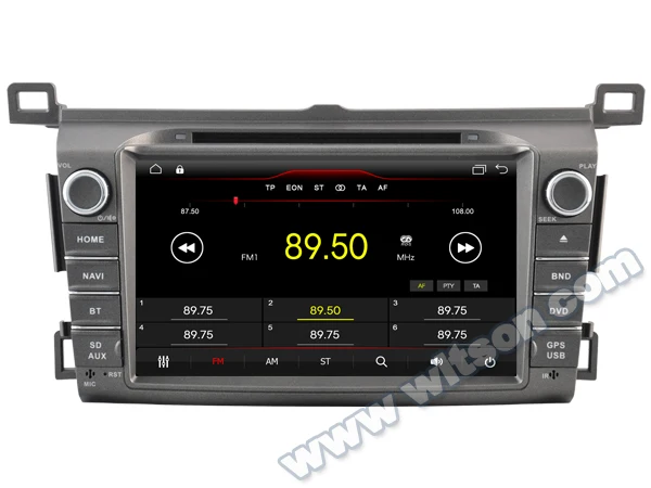 Best WITSON Android 9.1 Car audio player For TOYOTA RAV4 2013-2014 car dvd gps1080P HD Mirror Link/TPMS/DVR/OBD/4G modem support 2