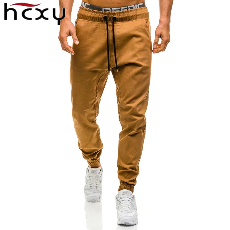 HCXY 2019 Новый Повседневное Штаны Для мужчин бренд хип-хоп Jogger мужские брюки s
