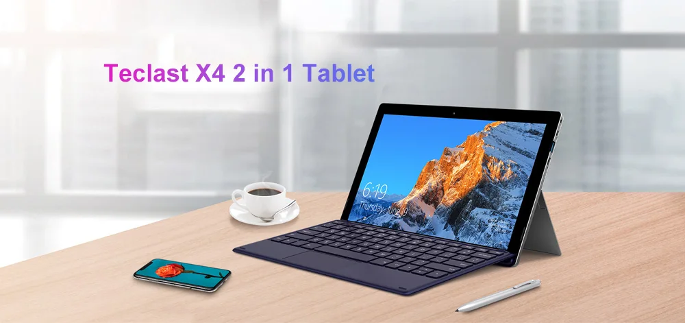 Teclast X4 2 в 1 планшетный ПК 11,6 дюймов Windows 10 Celeron N4100 четырехъядерный 8 Гб RAM 256 ГБ SSD Двойная камера HDMI ноутбук с клавиатурой