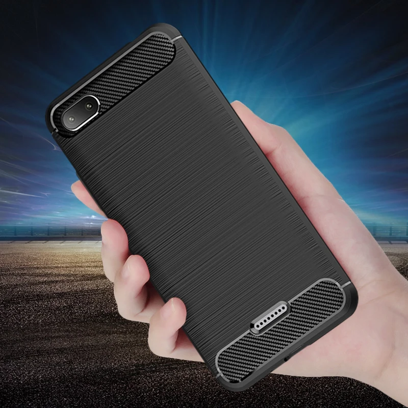 Best Soft Brushed Carbon Fiber TPU Case For Xiaomi Pocophone F1 Mi 8 SE Mi A1 A2 6 5 5S Mi Max 3 2 Mix 2 2S Mi8 Mi6 Full Cover Coque
