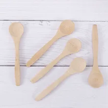 5 шт./лот миниатюрная деревянная ложка Кухонная ложка посуда для приправ кофейная ложка детский кухонный инструмент для мороженого