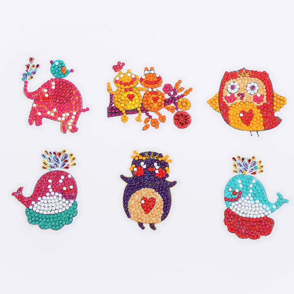 Special shaped Diamond Embroidery OWL butterfly bee Diamond Painting For kids Round Diamond Sticker For Cup Book Phone Decor DIY