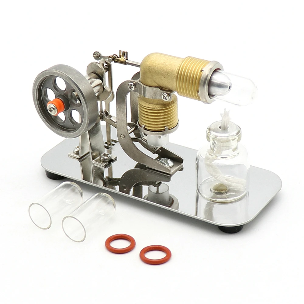 

Mini Hot Air Stirling Engine Motor Model Educational Toy Kits