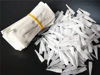 

100PCS/lot 3R round needles & 100pcs tip makeup permanent manual eyebrow blade tattoo machine Embroidery Microblading