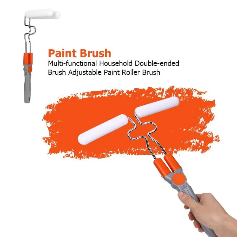 Multi functional Household Double ended Brush Adjustable Paint Roller