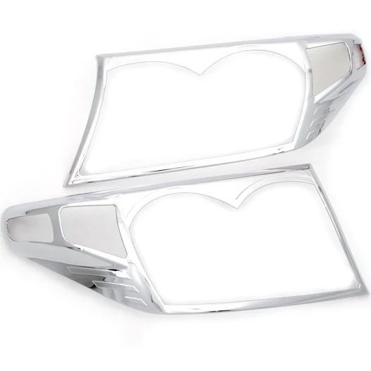 Хромированный налобный фонарь для Toyota Land Cruiser FJ200 08 Up|light packages|cover jacksonlight lens cover |