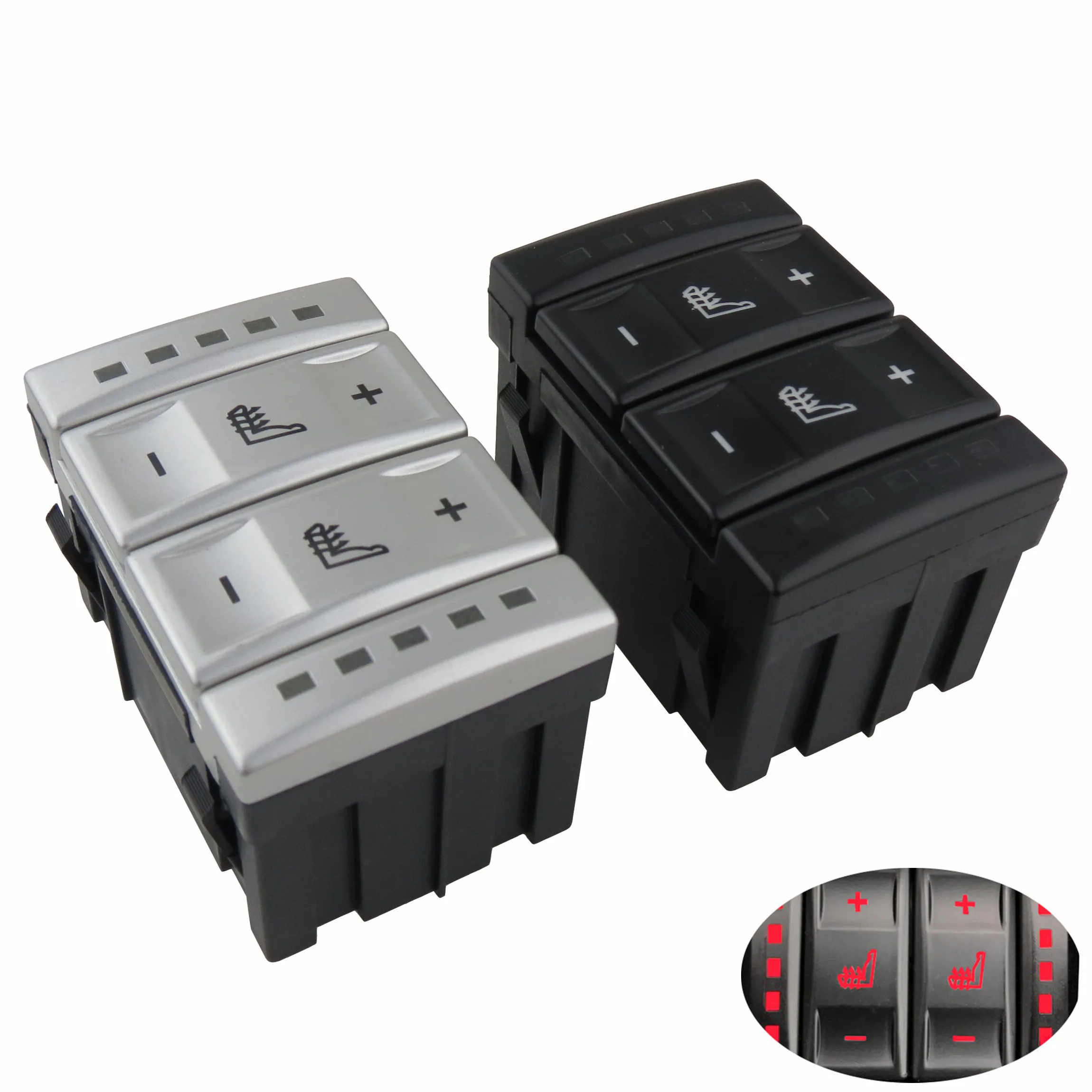 

New 2 Colors Electric Seat Heated Switch Heating Switch For Ford Mondeo MK3 S-Max 6M2T-19K314-AC 6M2T19K314AC High Quality