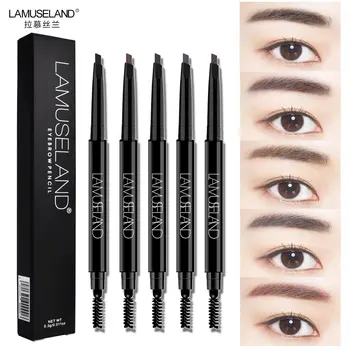 

1 pcs Waterproof Longlasting Make up Black Brown Eyebrow Pencil Eye Brow Liner Makeup Make Up Tools 5 Colors