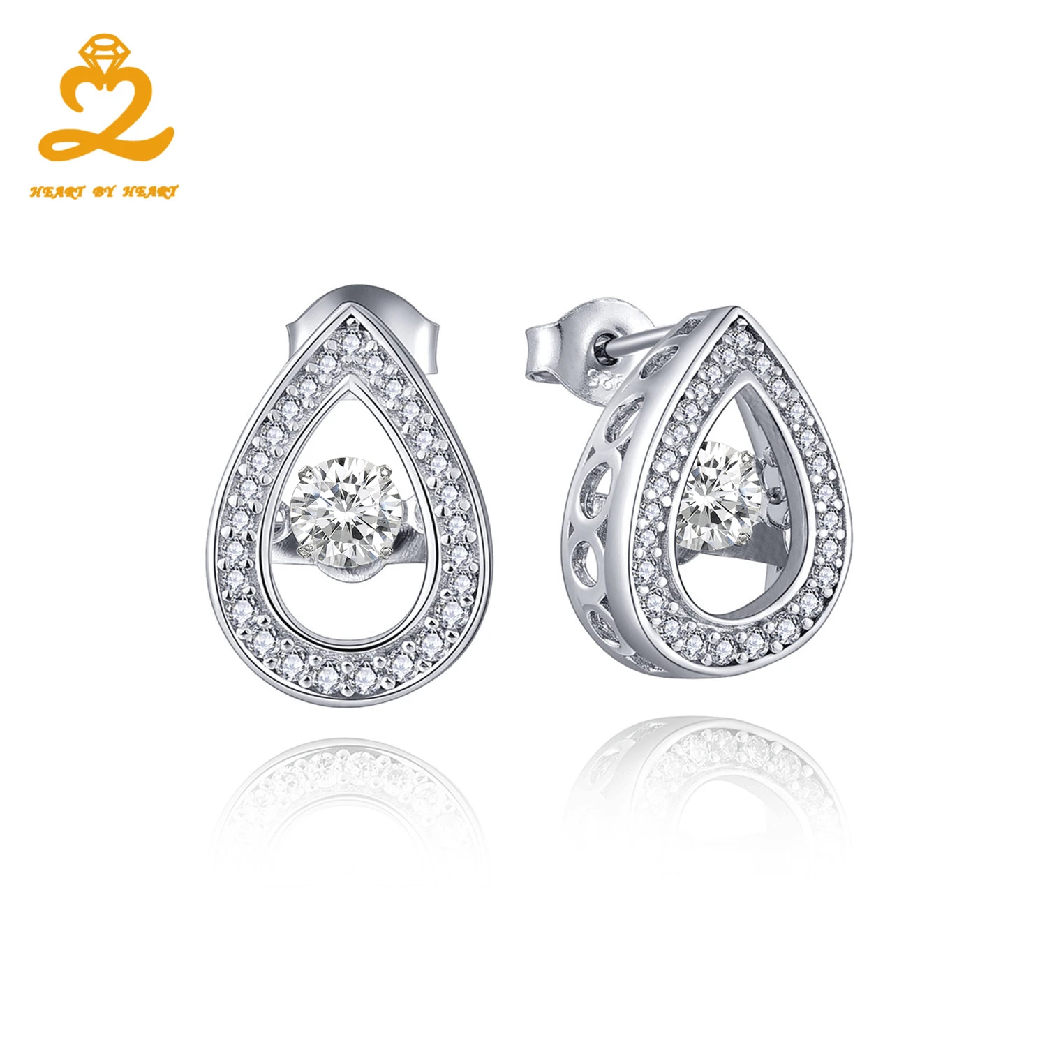 silver costume earrings