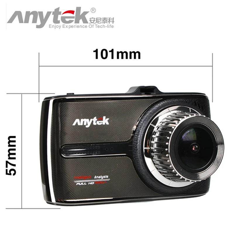 Anytek G66 1080P супер full HD ADAS DWR HDR двойной объектив Автомобильный видеорегистратор с функцией ночного видения 160 градусов широкоугольная автомобильная камера