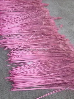 

Wholesale Free Shipping light pink Peacock Tail feather 400pcs per lot 30-35inch(80-90cm) for costume decor