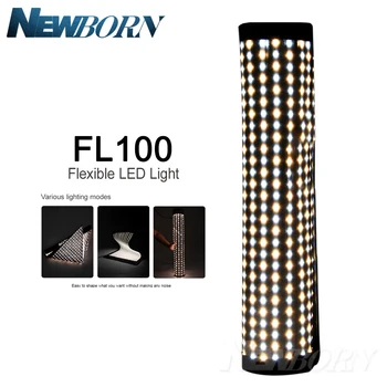 

Godox FL100 100W Portable LED Video Light Rollable Cloth Lamp with Honeycomb Grid Softbox + Remote Control for Studio Shooting