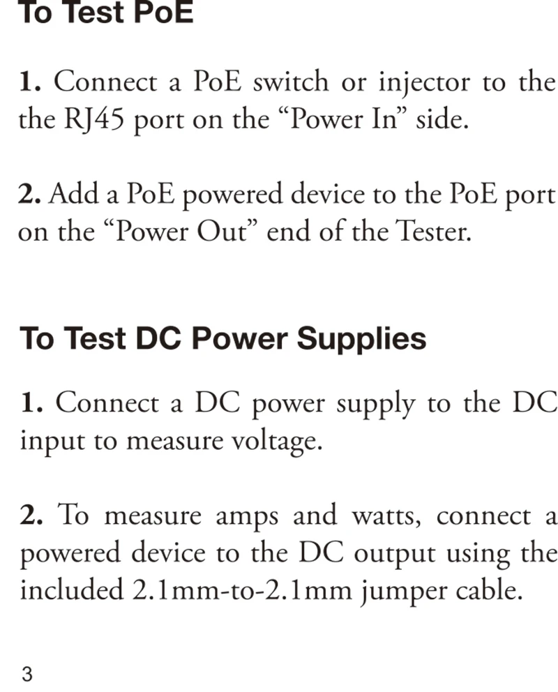 POE TESTER Data sheet and Manual 201808-4