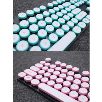 

DIY Keycap Retro Steam Punk Typewriter Mechanical Keyboard Keycap 108 Keys