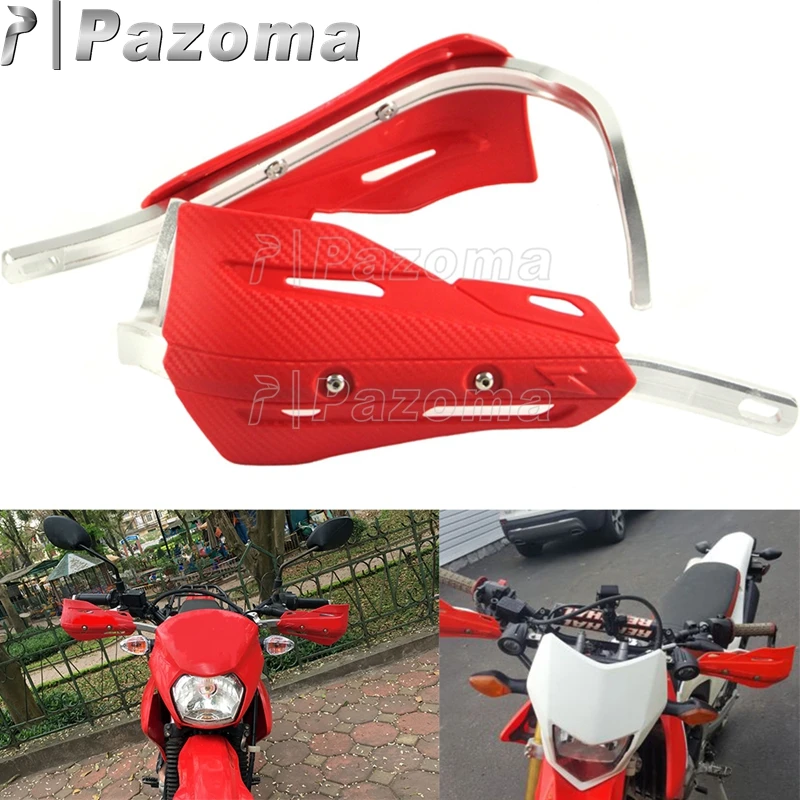Universal Motorcycles Handguards Handlebar Hand Brush Guards Handle Protector Wind Shield Crash Protector For Honda Motocross Yamaha Suzuki Kawasaki KTM Dual Sport Dirt Bike ATV MX