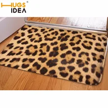 HUGSIDEA леопардовым принтом фланель Ковры Красочные Классический Стиль Гостиная Спальня Чай Таблица Ковры противоскользящие домашние прямоугольник Пол Коврики